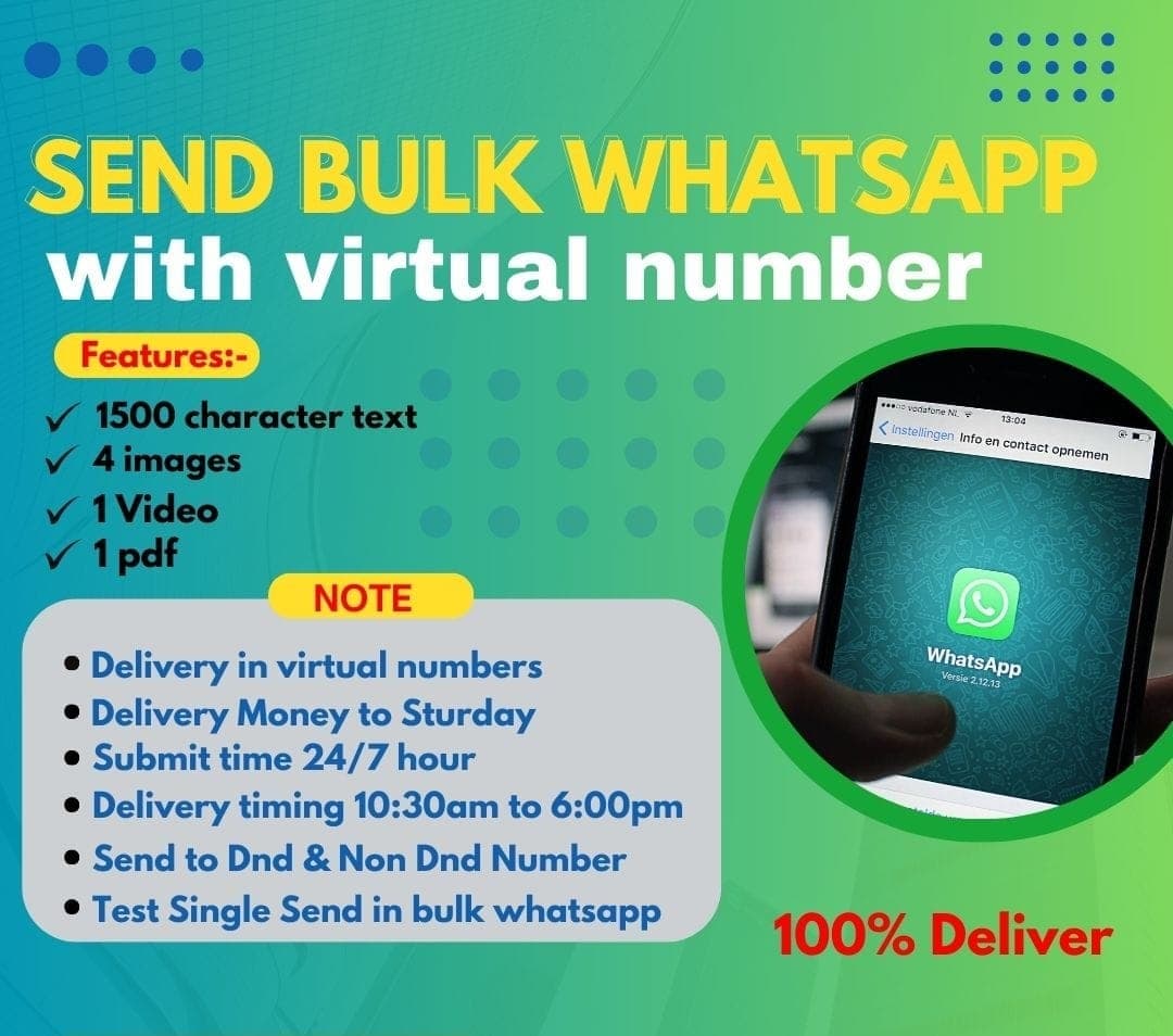 Bulk WhatsApp - Contacts Import
